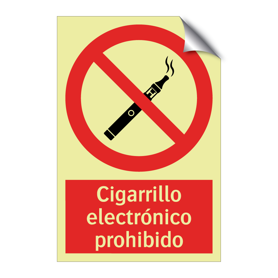 Cigarrillo electrónico prohibido