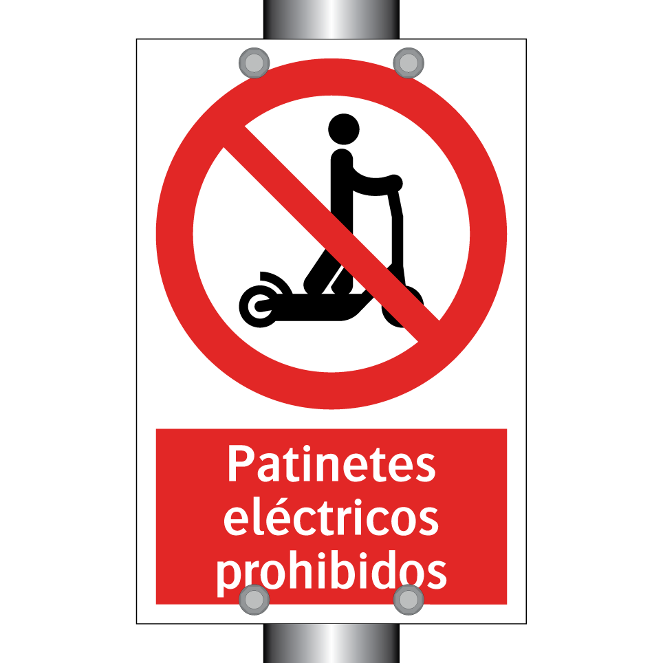 Patinetes eléctricos prohibidos