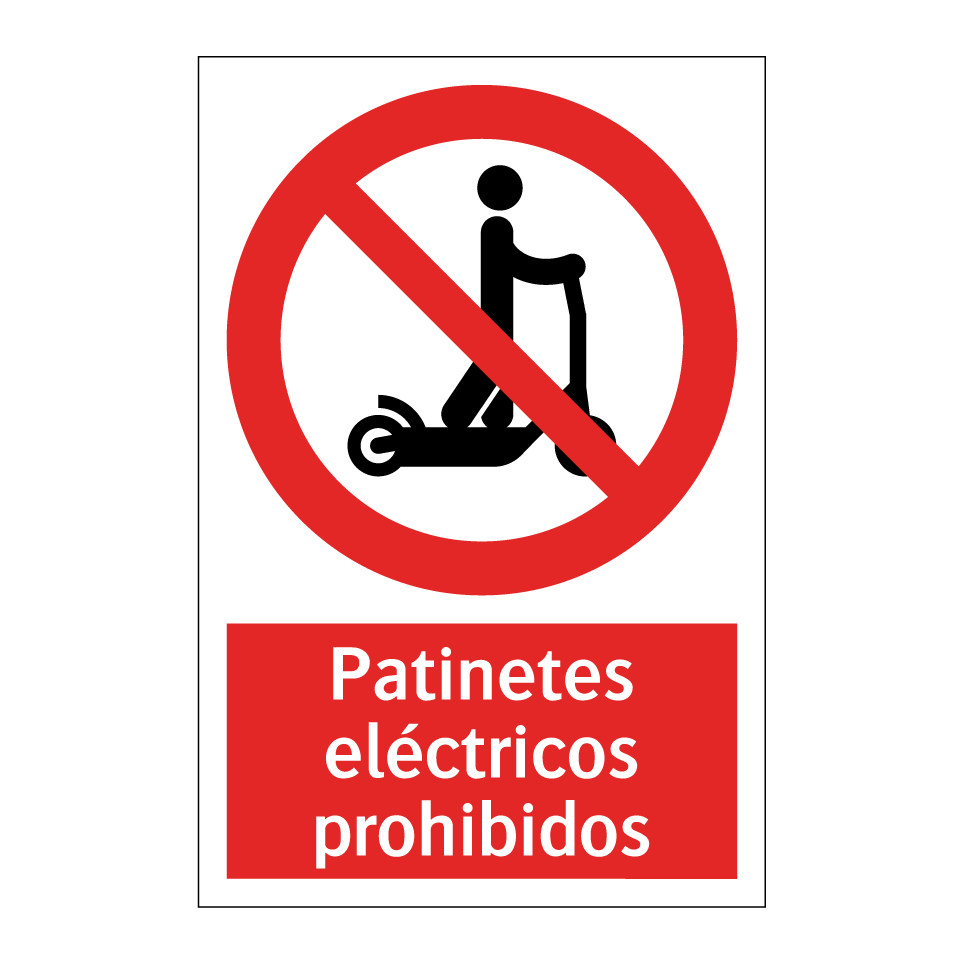 Patinetes eléctricos prohibidos