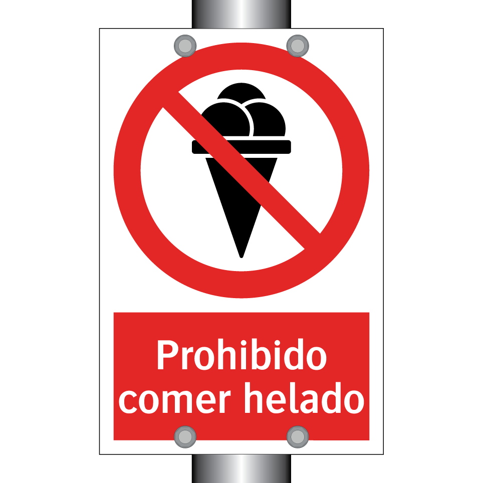 Prohibido comer helado