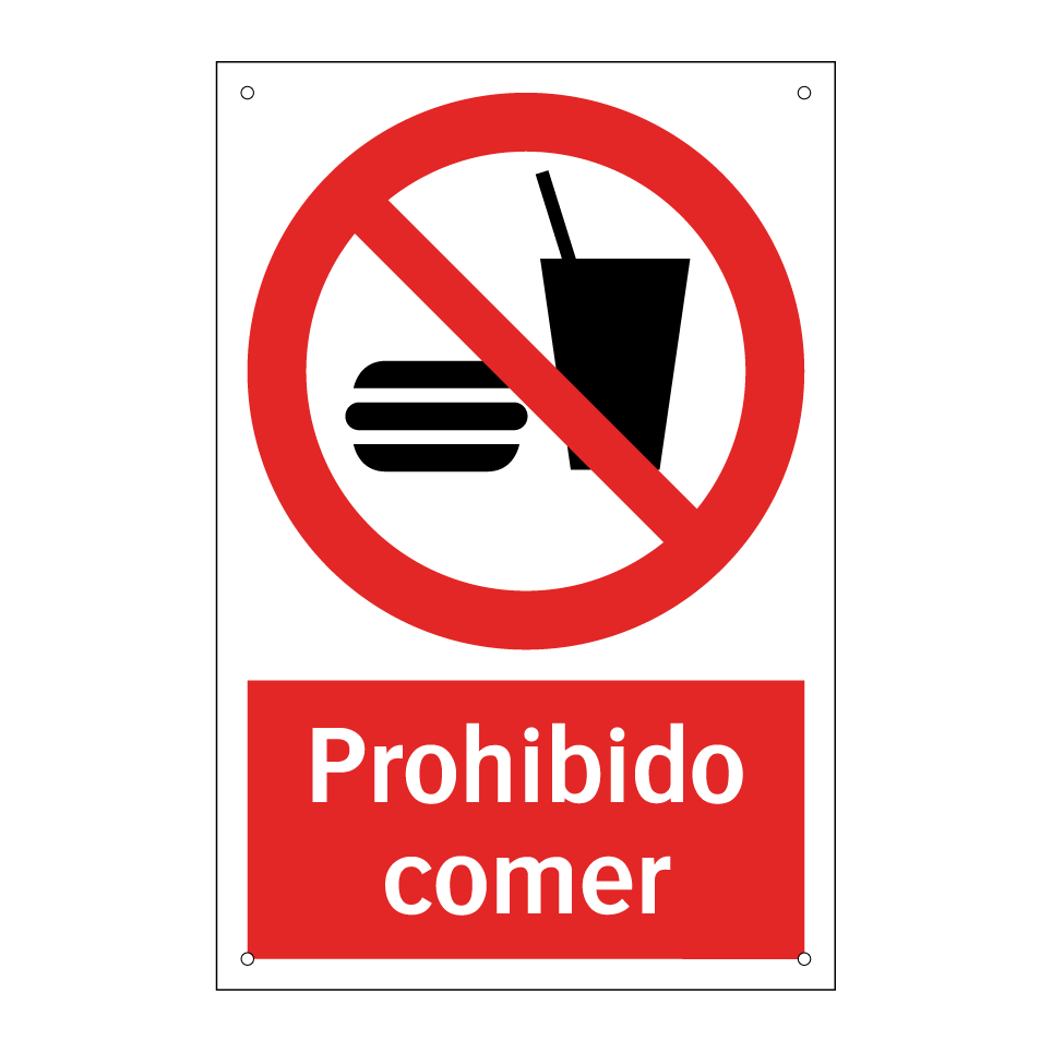 Prohibido comer