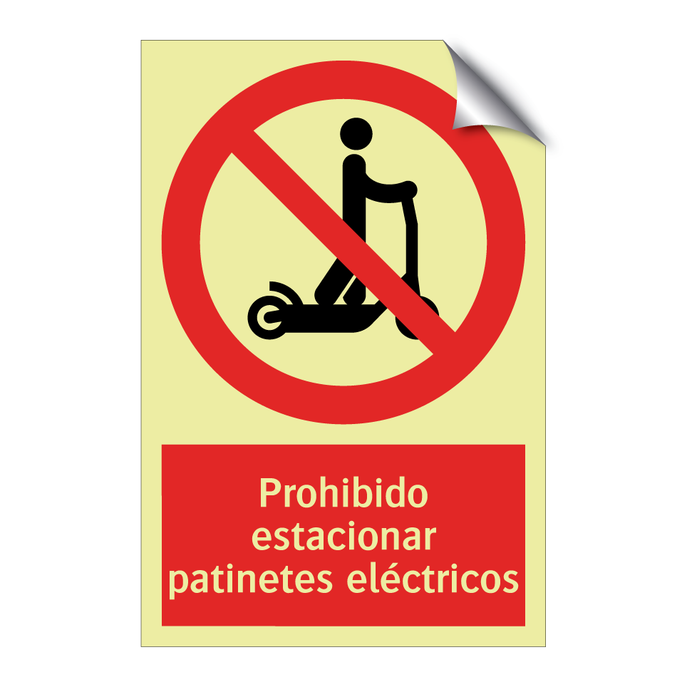 Prohibido estacionar patinetes eléctricos