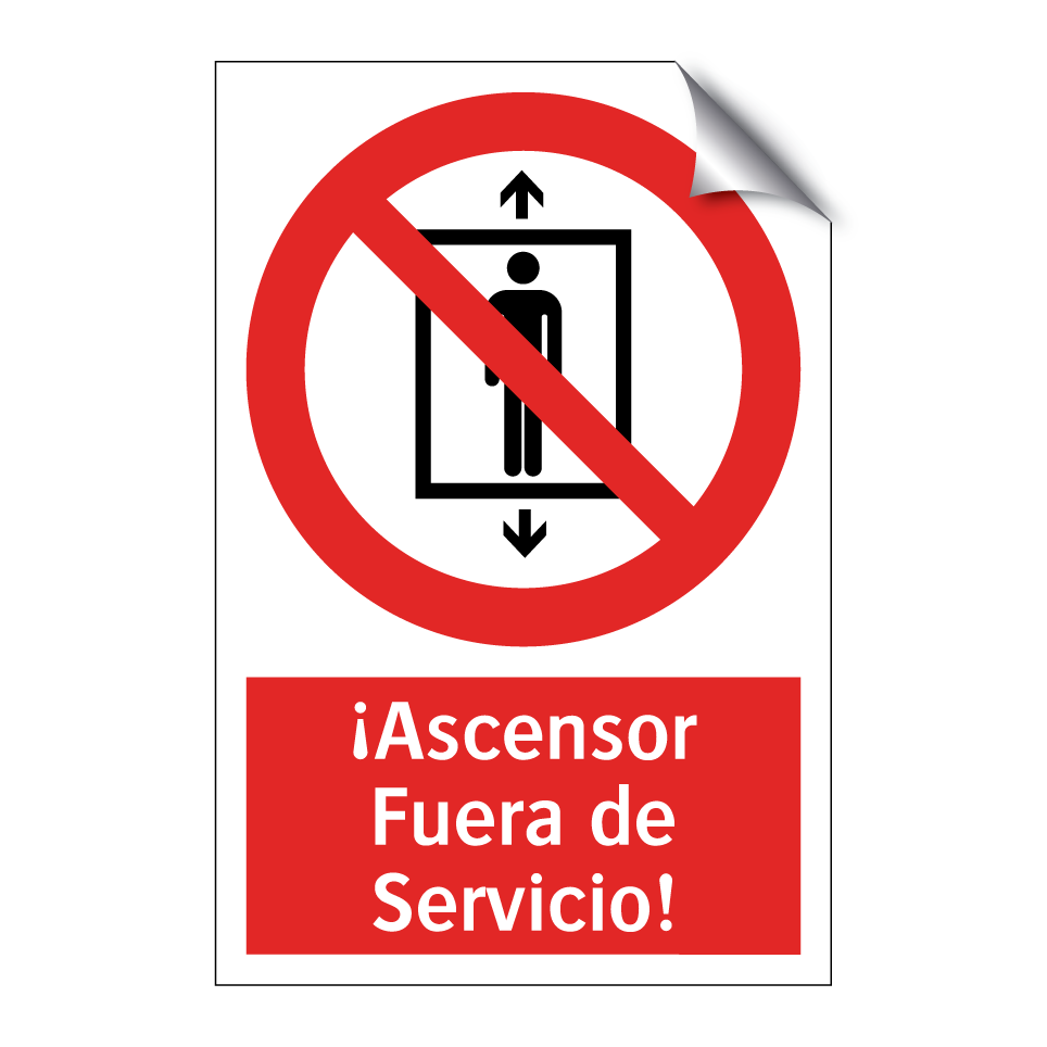 ¡Ascensor Fuera de Servicio!