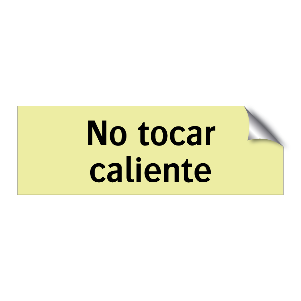 No tocar caliente