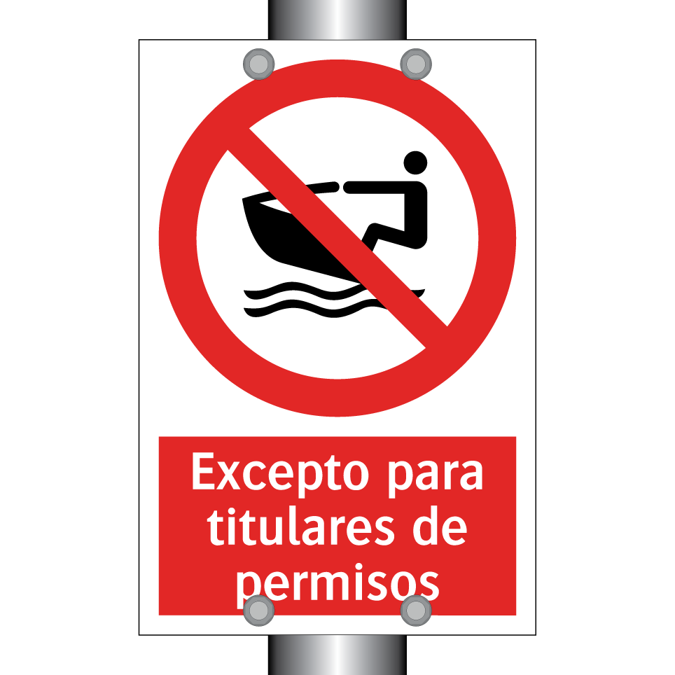 Excepto para titulares de permisos