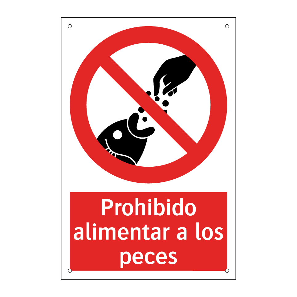 Prohibido alimentar a los peces