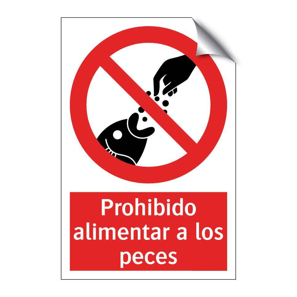 Prohibido alimentar a los peces