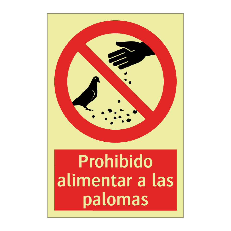 Prohibido alimentar a las palomas