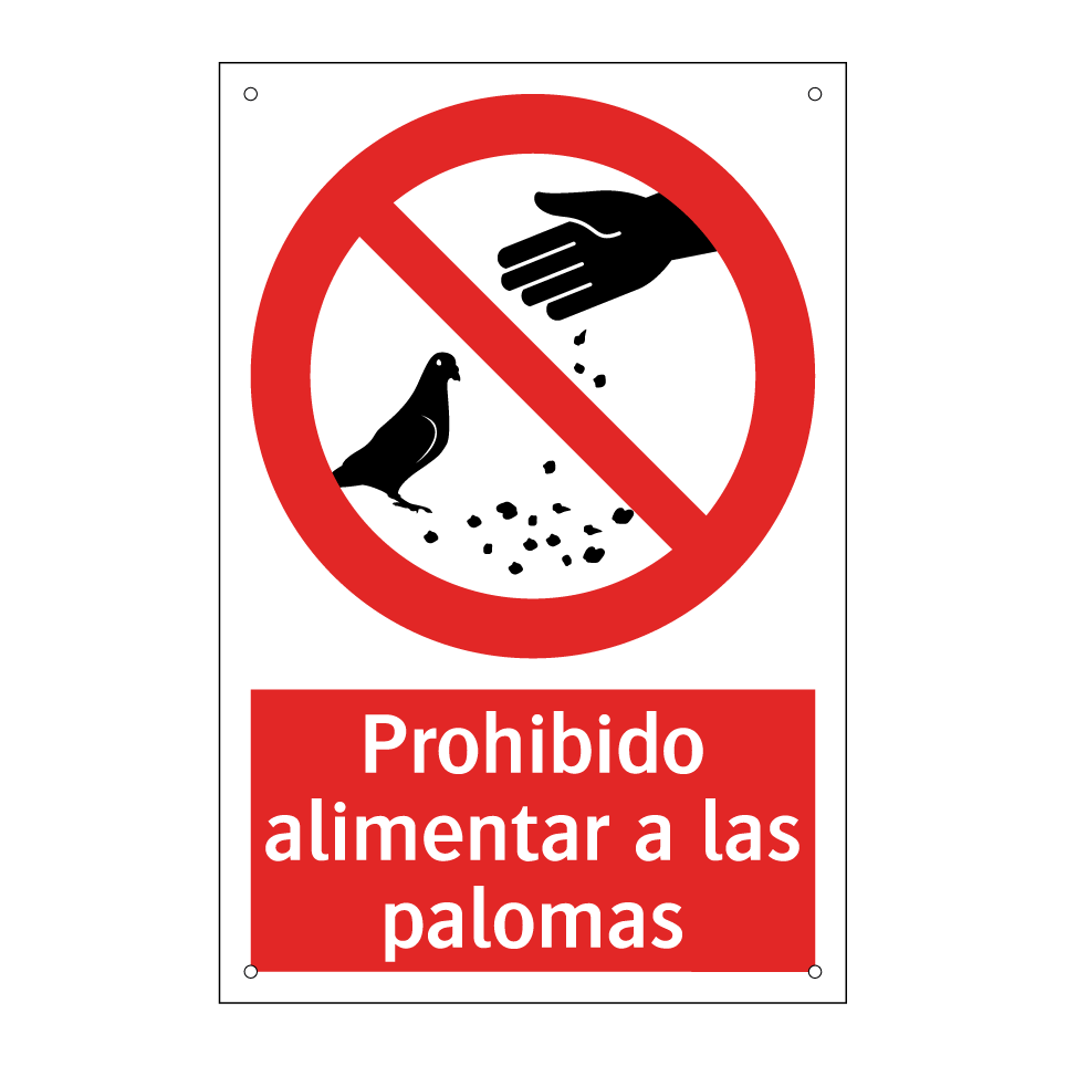 Prohibido alimentar a las palomas