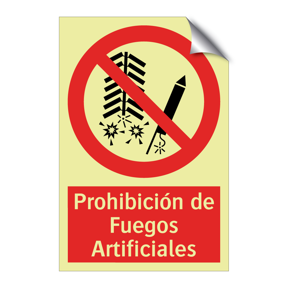 Prohibición de Fuegos Artificiales