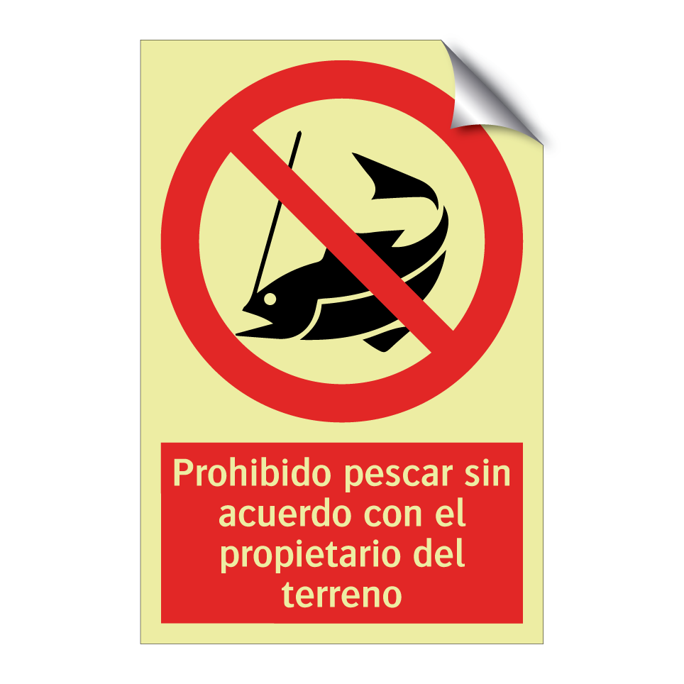Prohibido pescar sin acuerdo con el propietario del terreno