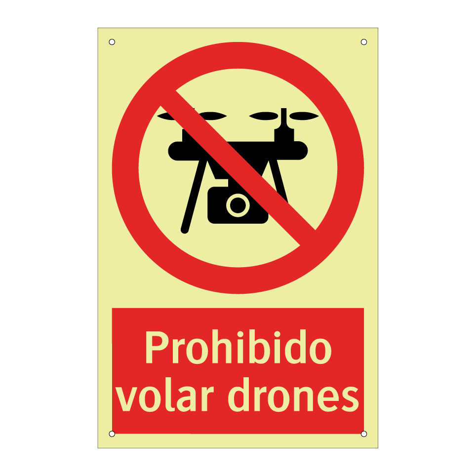 Prohibido volar drones