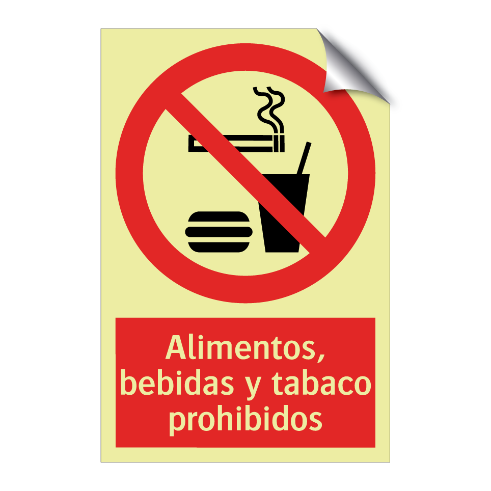Alimentos, bebidas y tabaco prohibidos