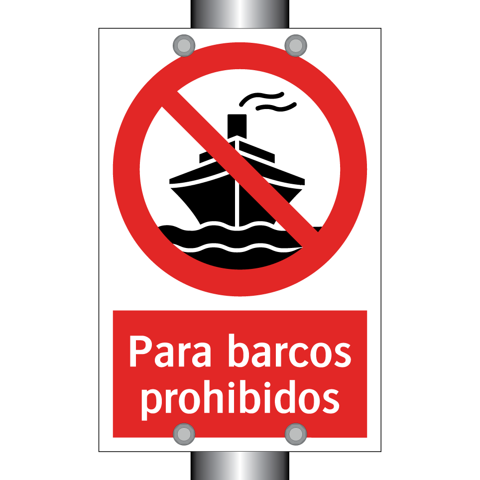 Para barcos prohibidos
