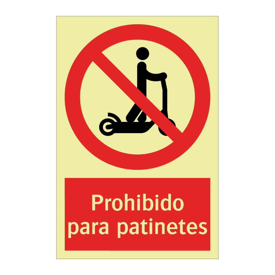 Prohibido para patinetes