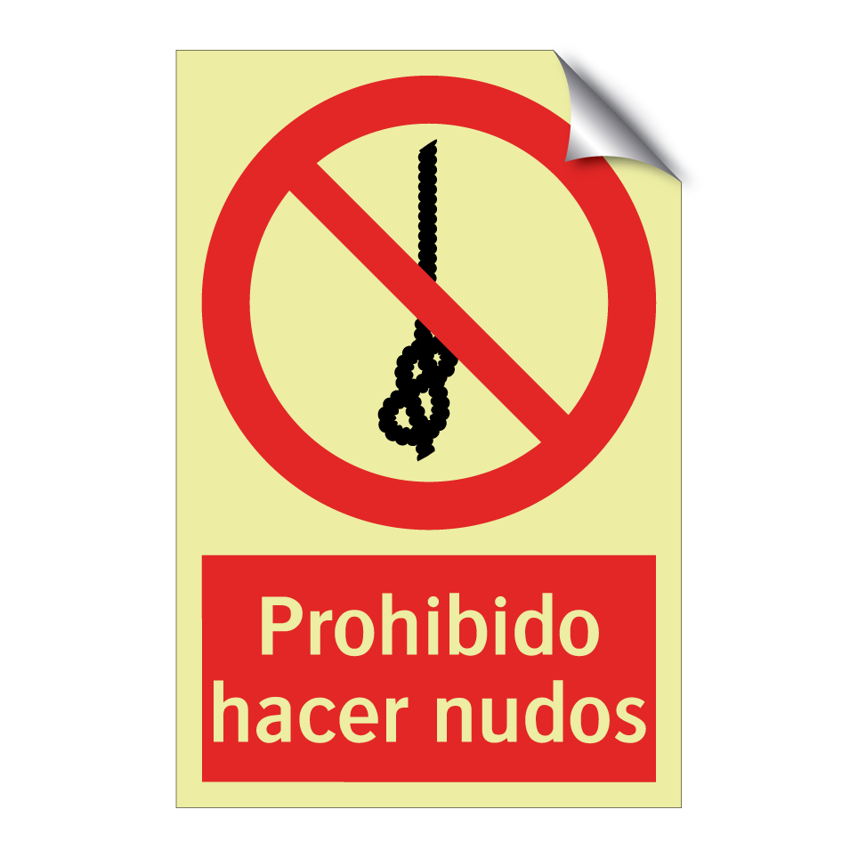 Prohibido hacer nudos