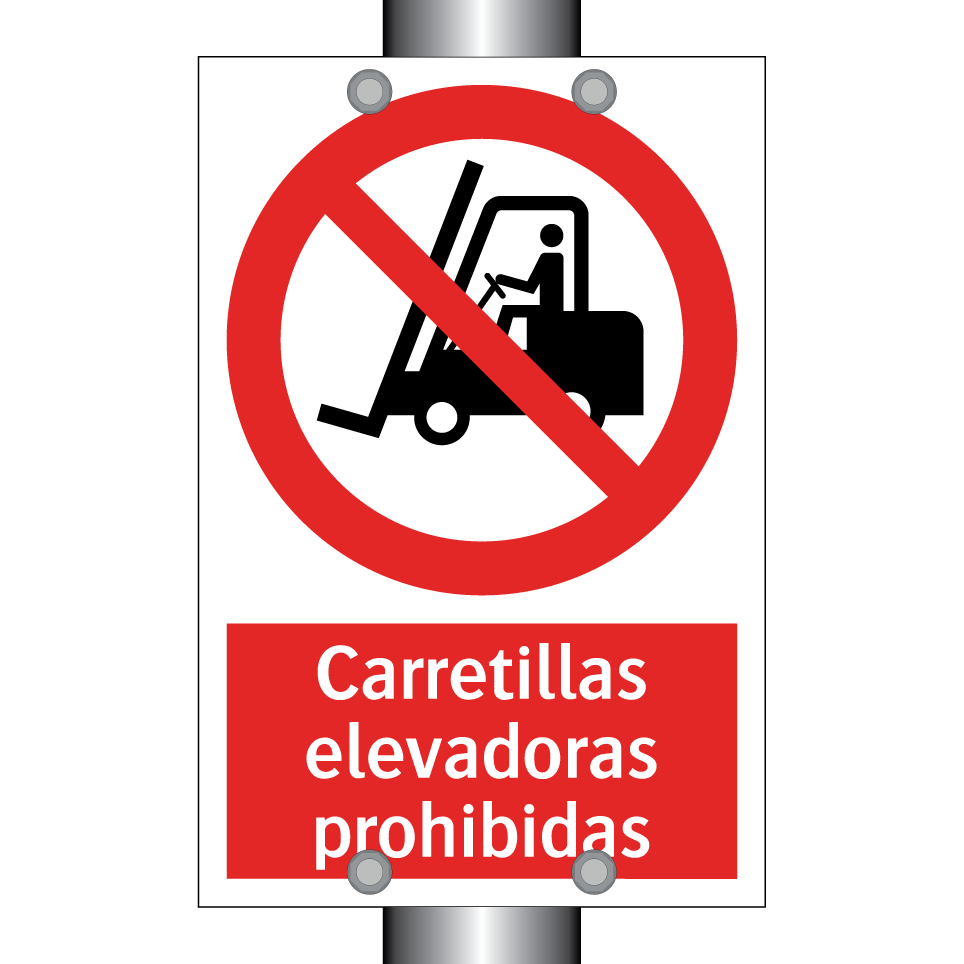 Carretillas elevadoras prohibidas