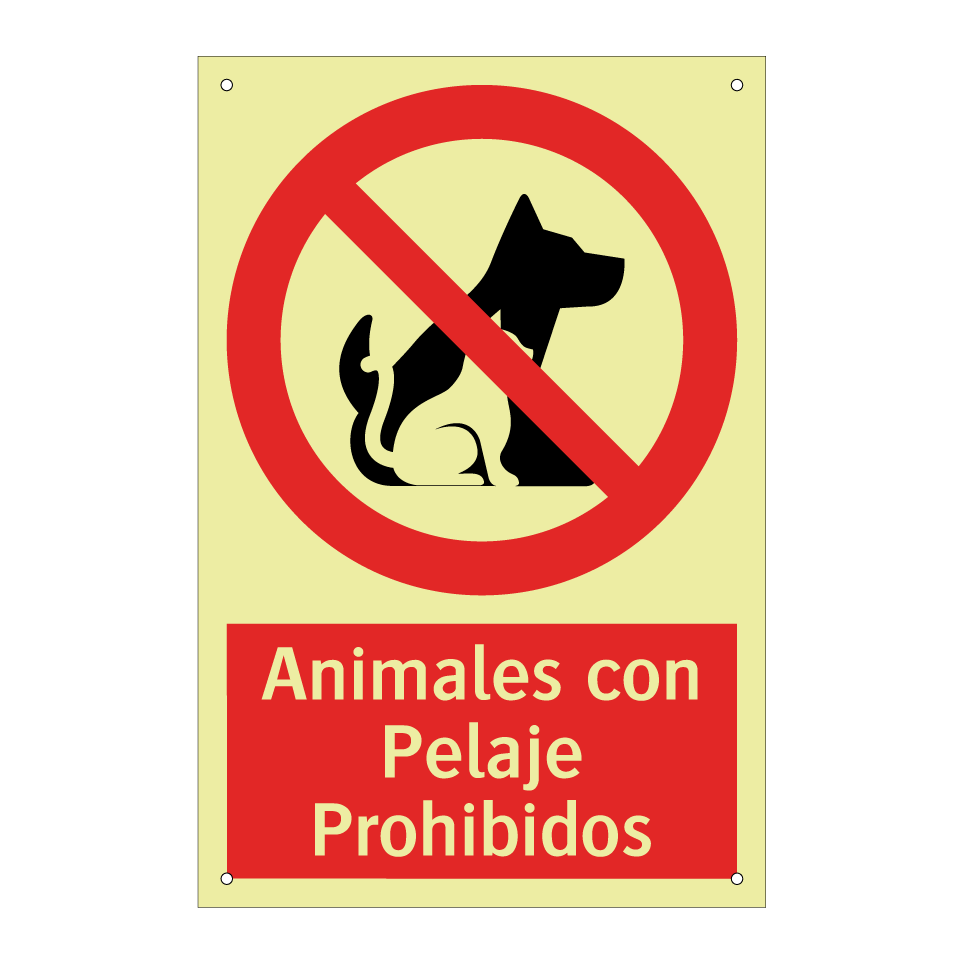 Animales con Pelaje Prohibidos