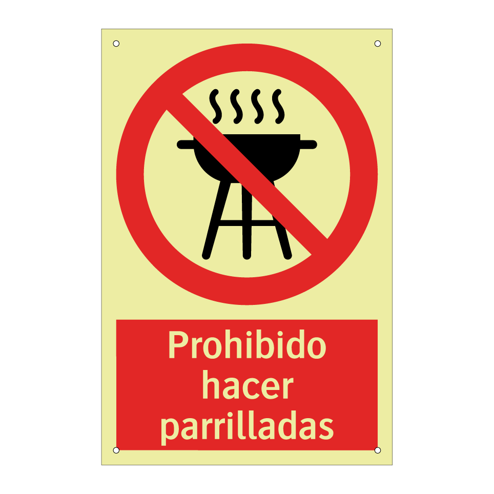 Prohibido hacer parrilladas