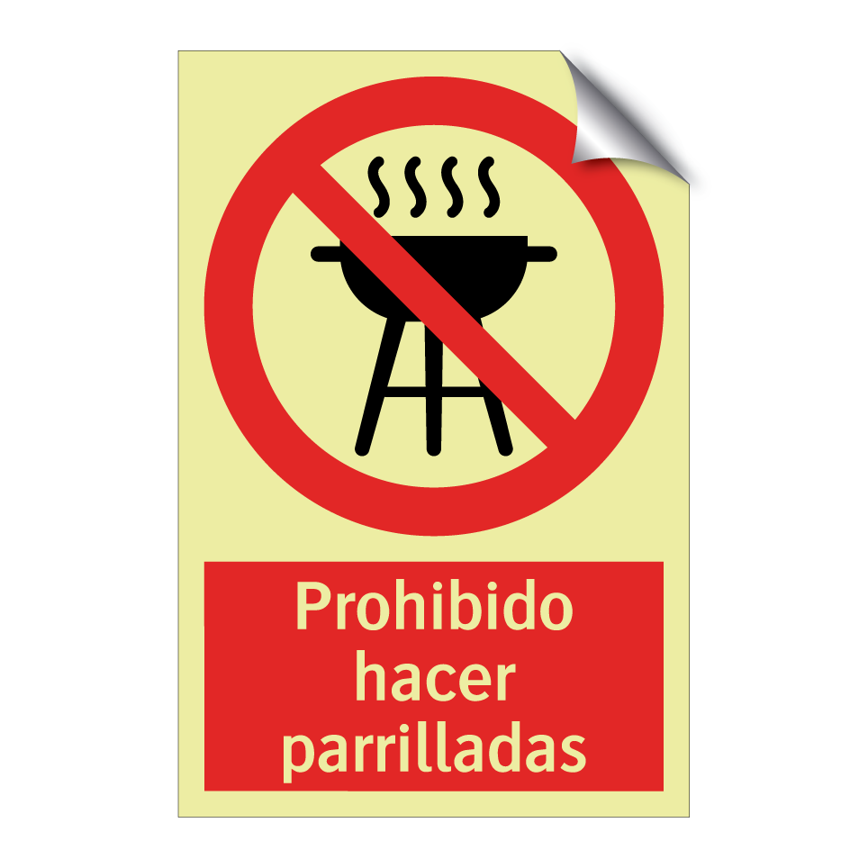 Prohibido hacer parrilladas