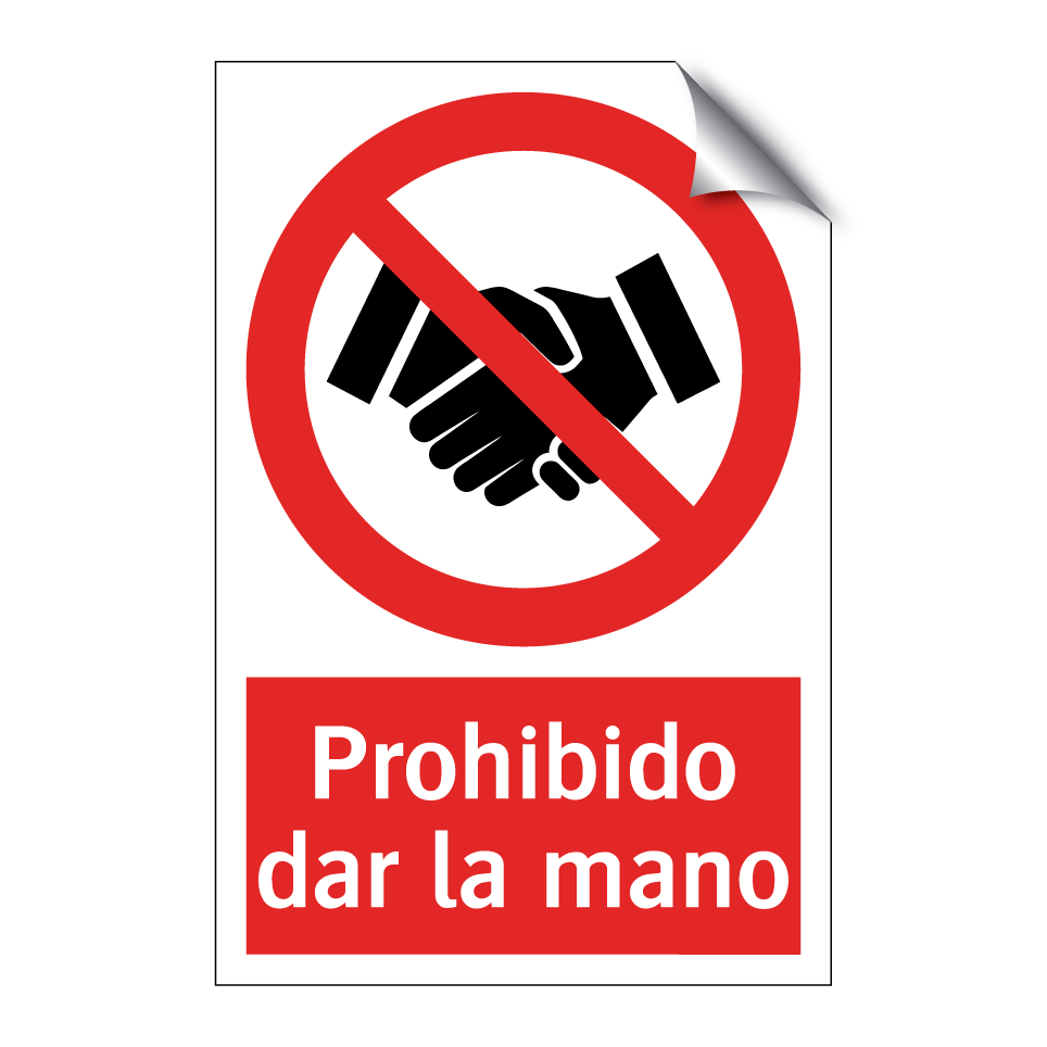 Prohibido dar la mano
