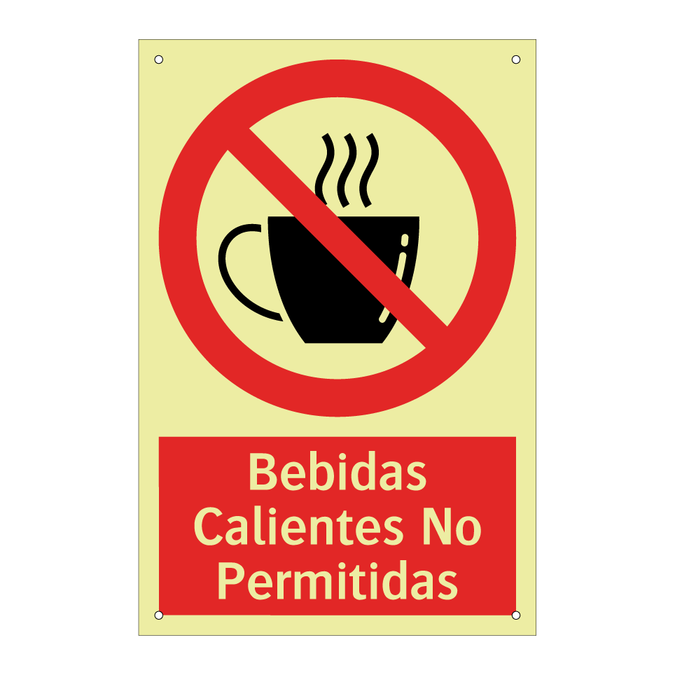 Bebidas Calientes No Permitidas
