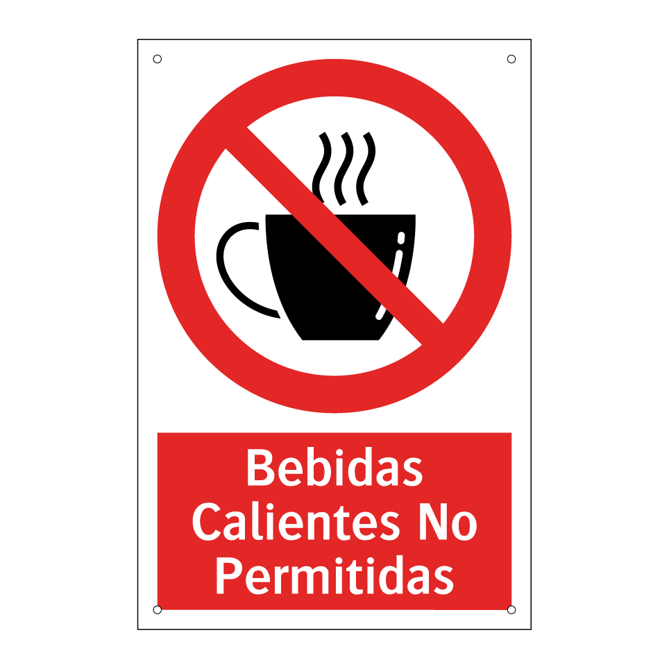 Bebidas Calientes No Permitidas