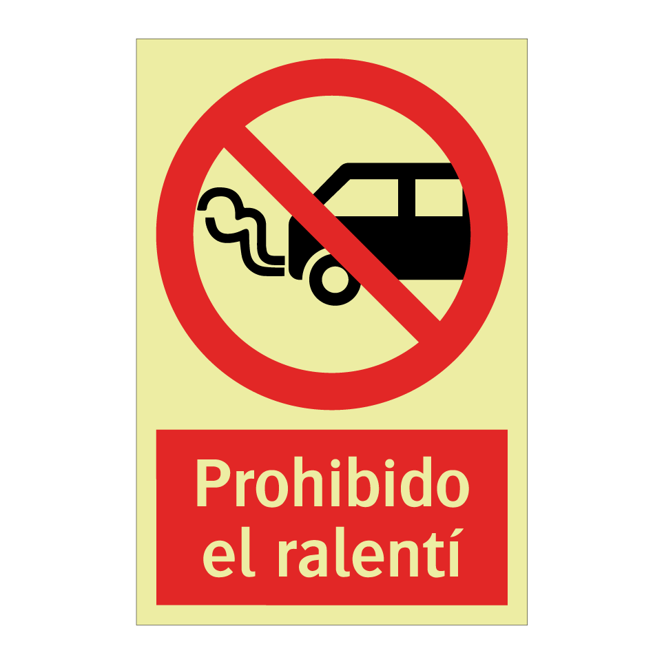 Prohibido el ralentí