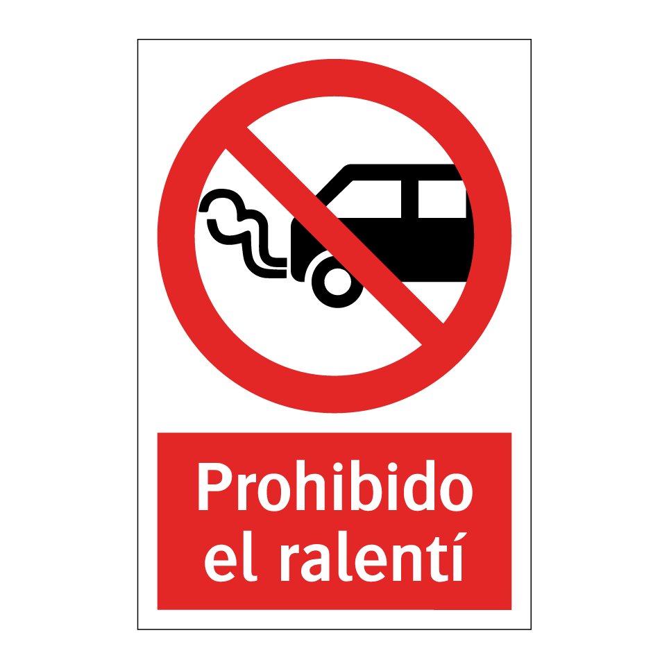 Prohibido el ralentí