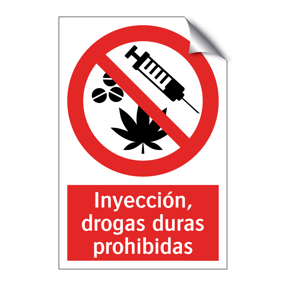 Inyección, drogas duras prohibidas