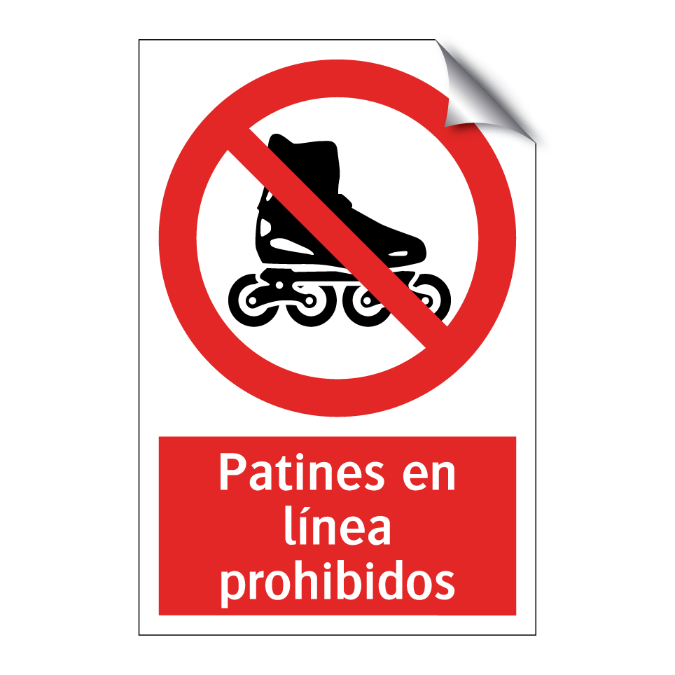 Patines en línea prohibidos