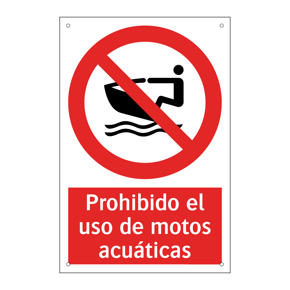 Prohibido el uso de motos acuáticas