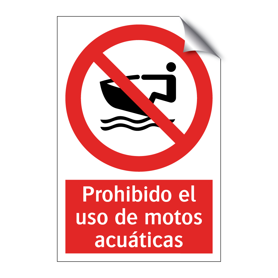 Prohibido el uso de motos acuáticas