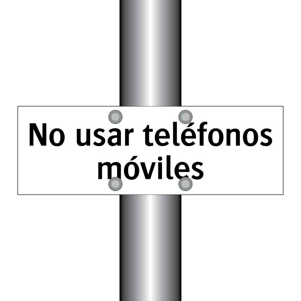 No usar teléfonos móviles