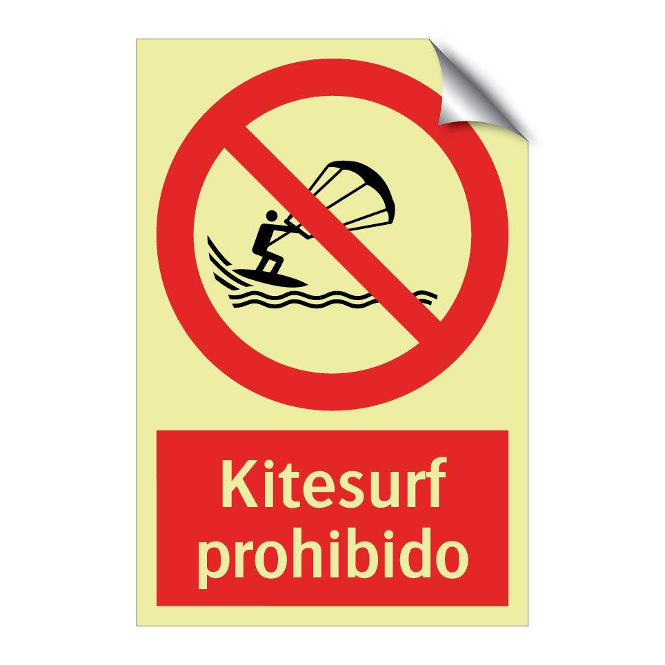 Kitesurf prohibido