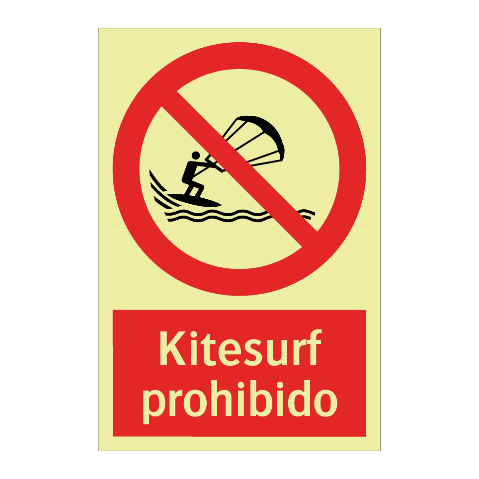 Kitesurf prohibido