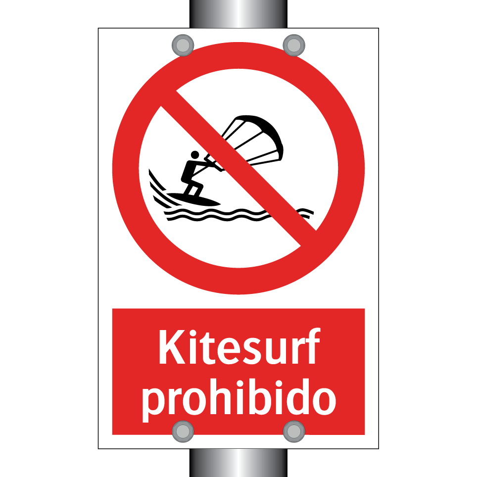 Kitesurf prohibido
