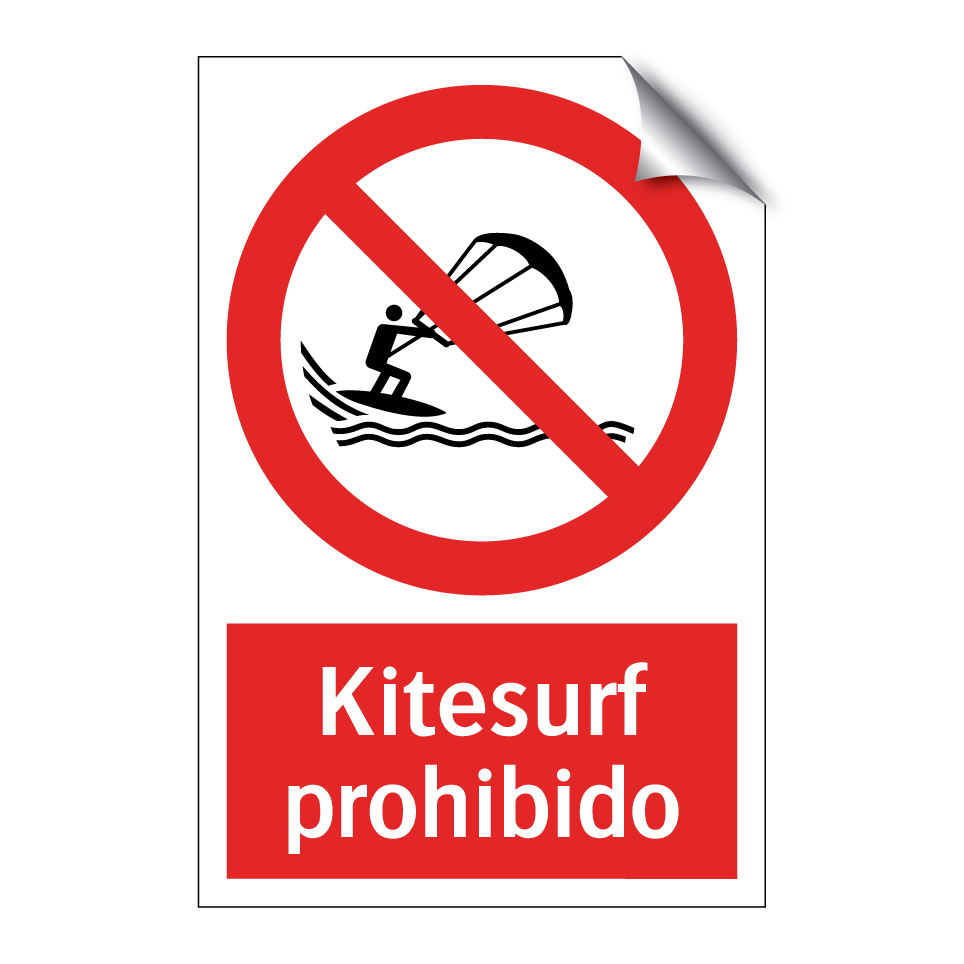 Kitesurf prohibido
