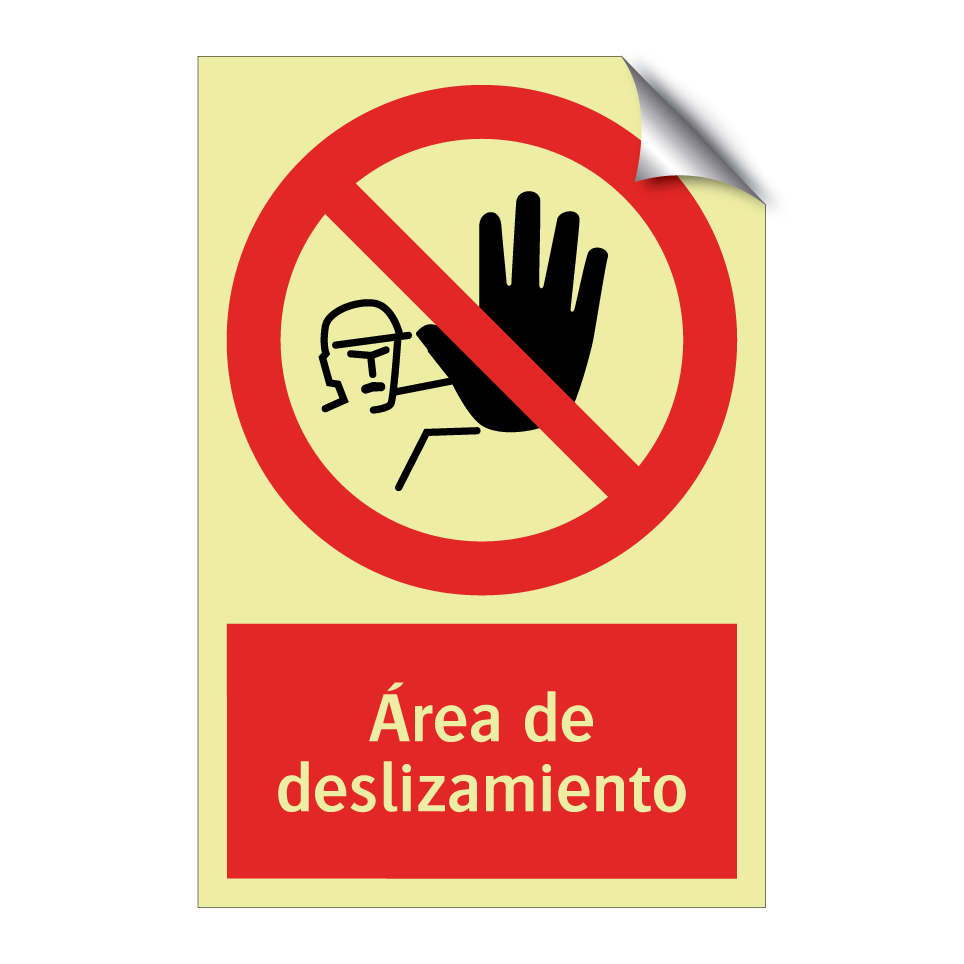 Área de deslizamiento