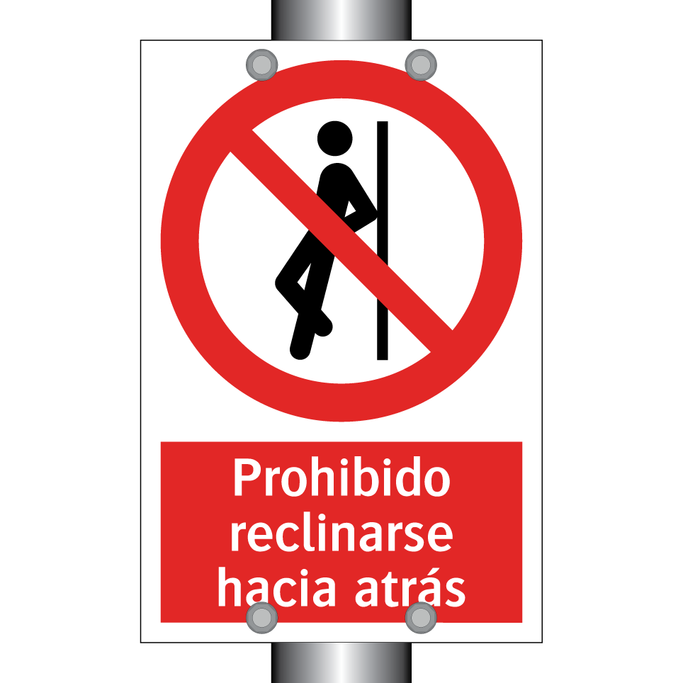 Prohibido reclinarse hacia atrás