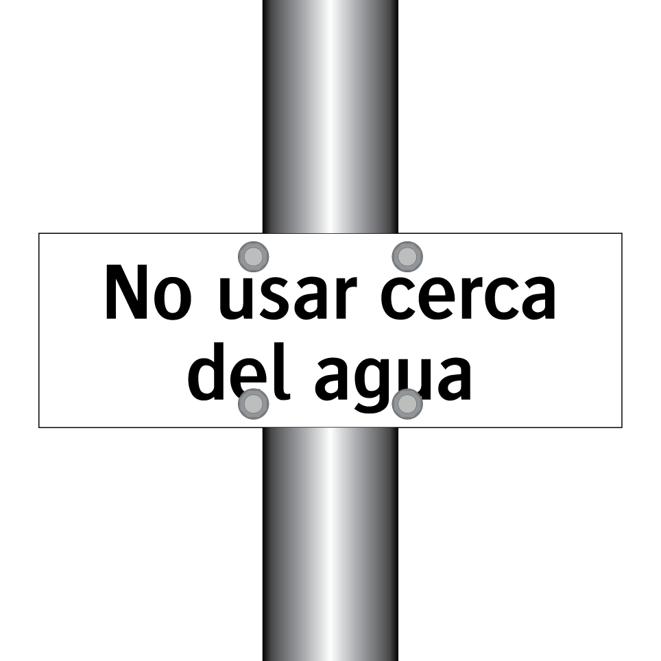 No usar cerca del agua