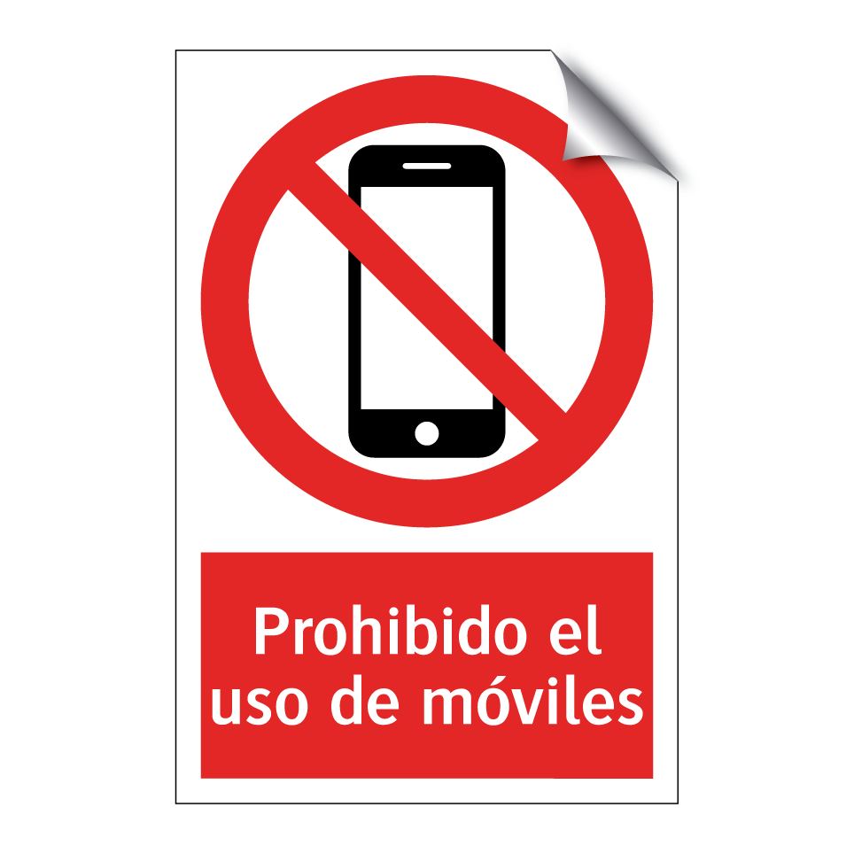 Prohibido el uso de móviles