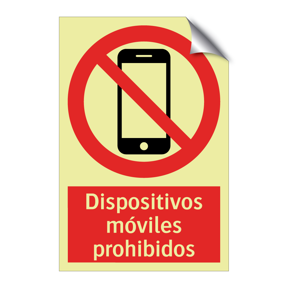 Dispositivos móviles prohibidos