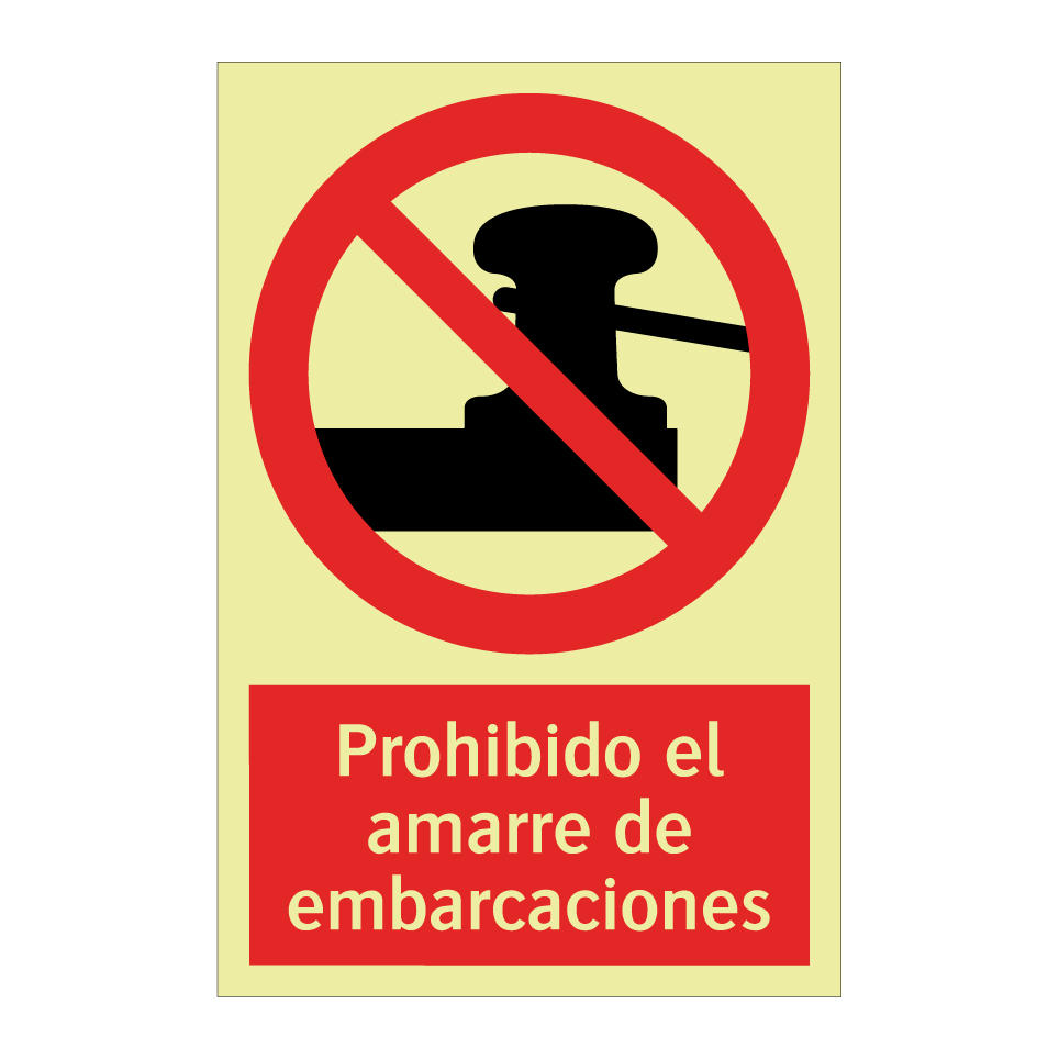 Prohibido el amarre de embarcaciones
