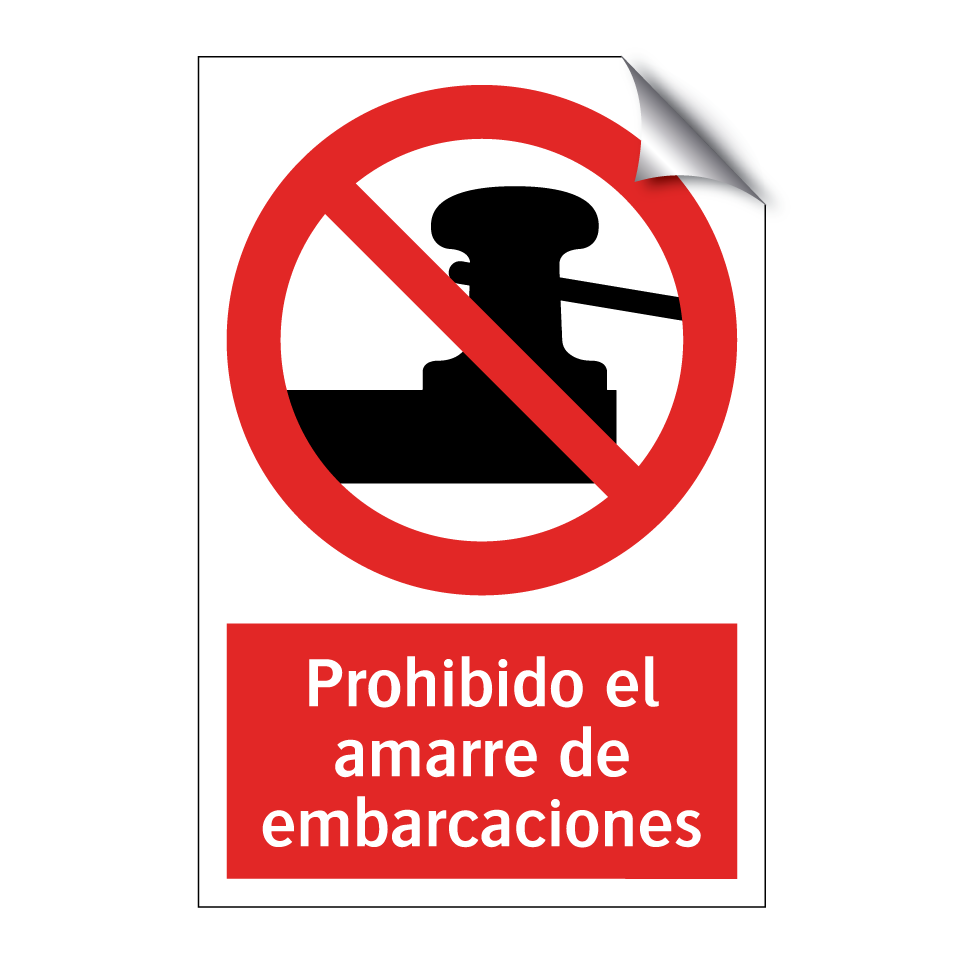 Prohibido el amarre de embarcaciones