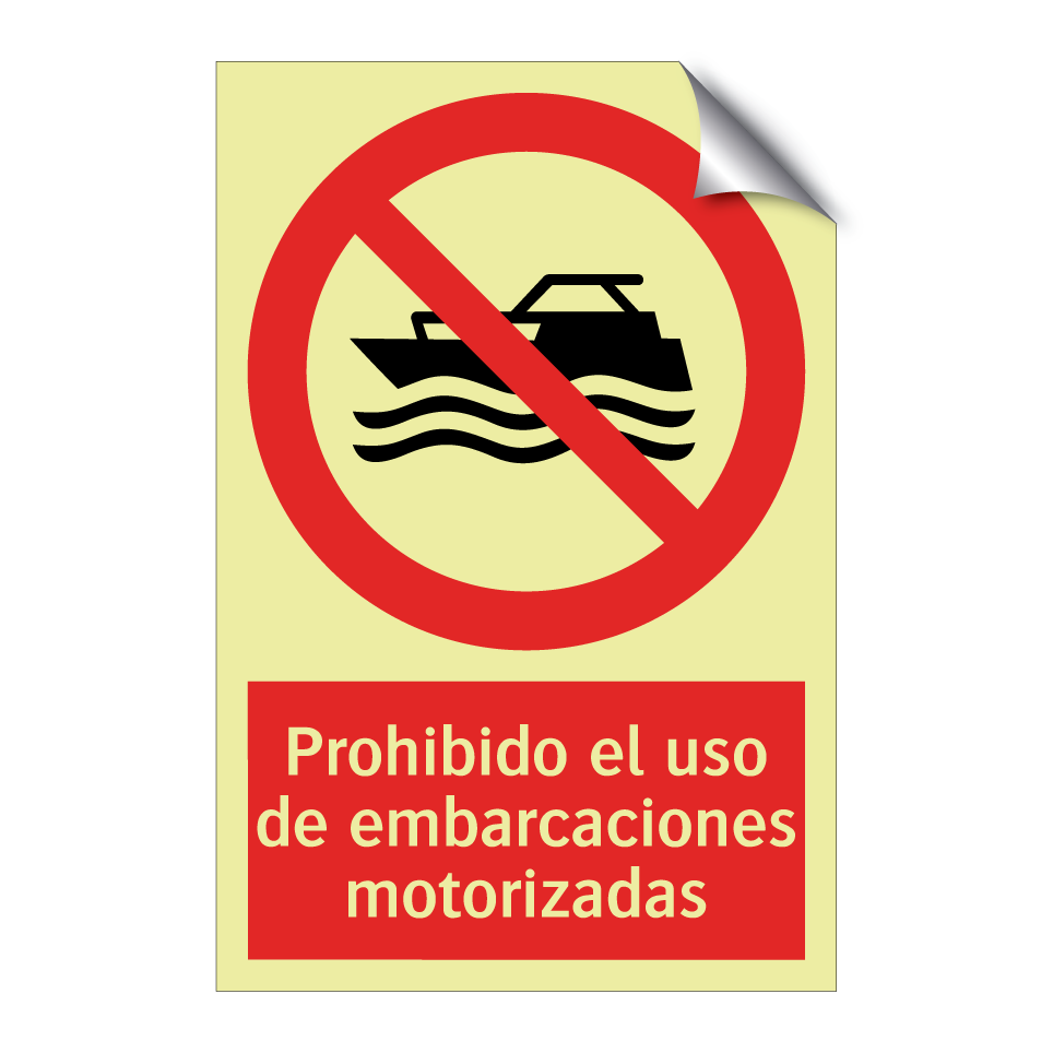Prohibido el uso de embarcaciones motorizadas