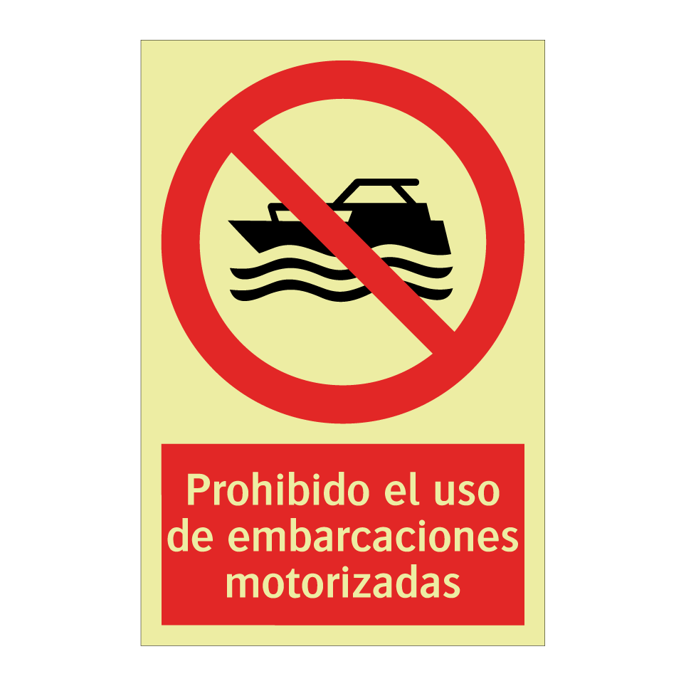 Prohibido el uso de embarcaciones motorizadas