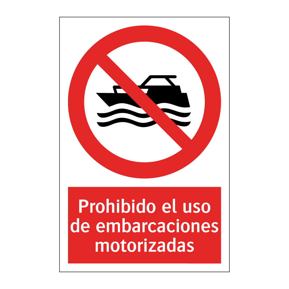 Prohibido el uso de embarcaciones motorizadas
