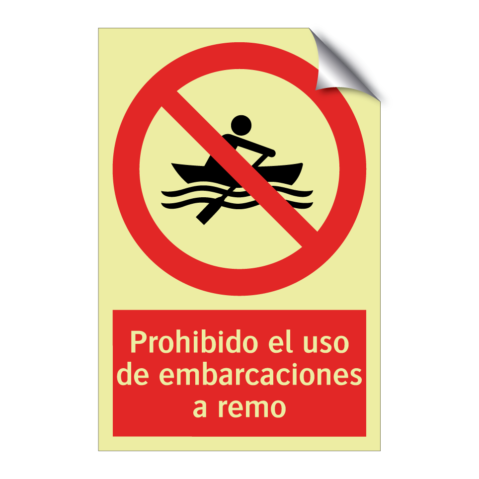 Prohibido el uso de embarcaciones a remo