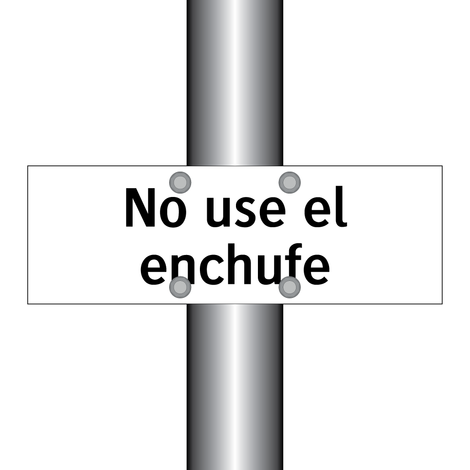 No use el enchufe